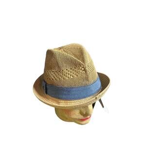 Brand: EPOCH 4.2  138 EPOCH Men's Vented Summer Lightweight Derby Fedora Upturn